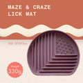 Maze & Craze Slow Feeder/Lick Mat