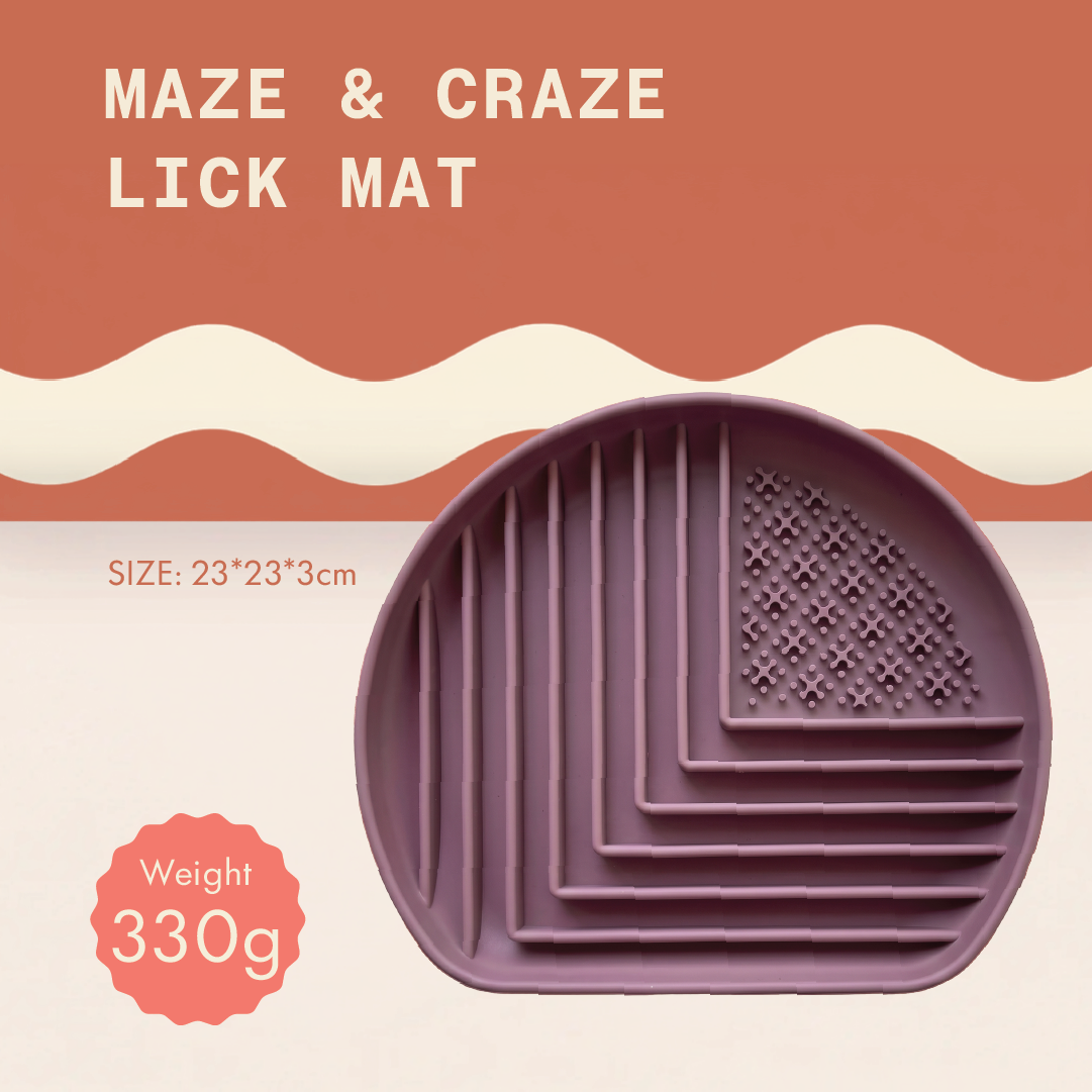 Maze & Craze Slow Feeder/Lick Mat