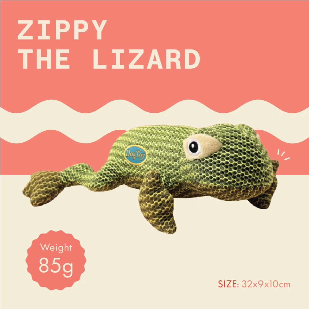 Zippy the Lizard Chew Toy