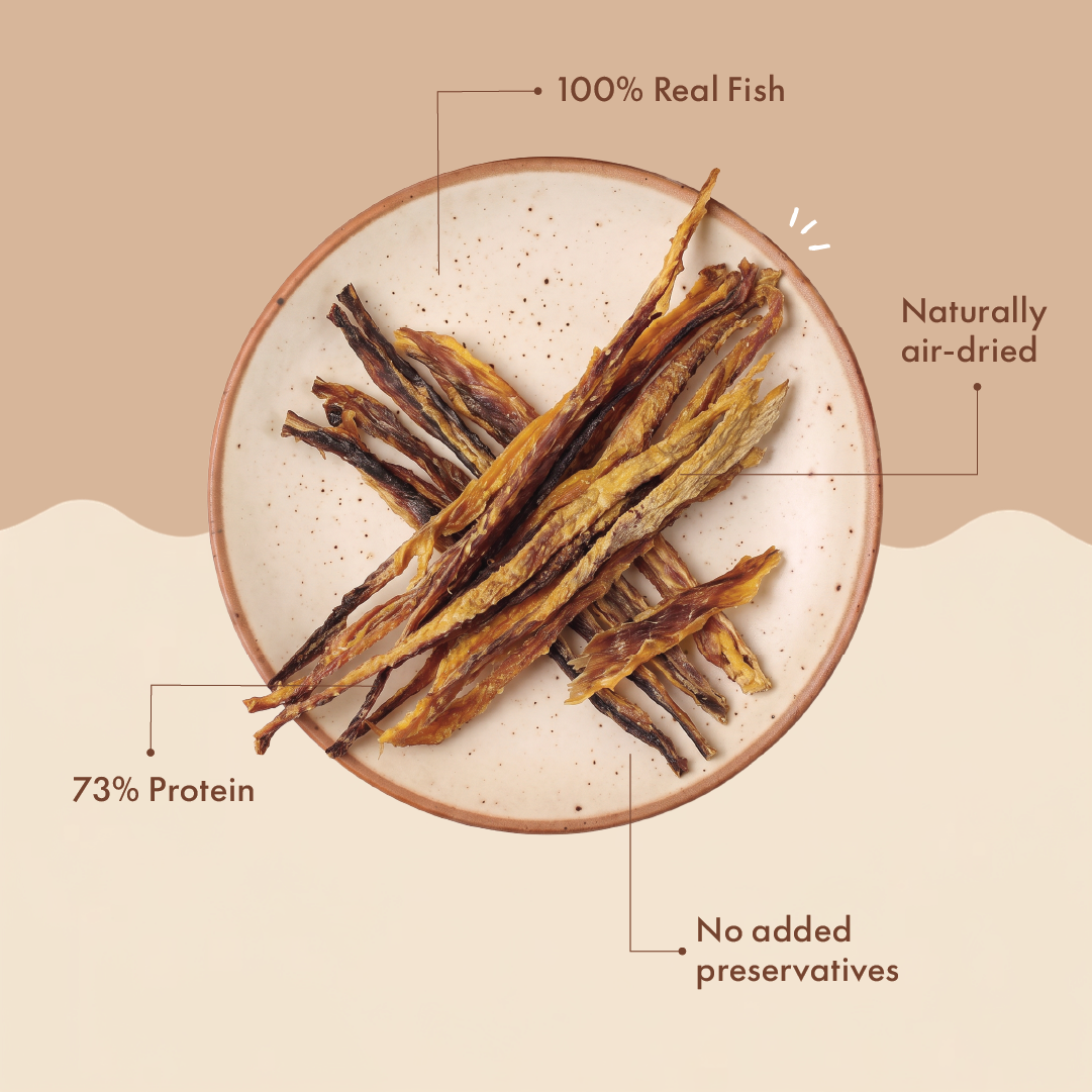 Bruno's Fish Jerky (Grain-Free Dog Treats)