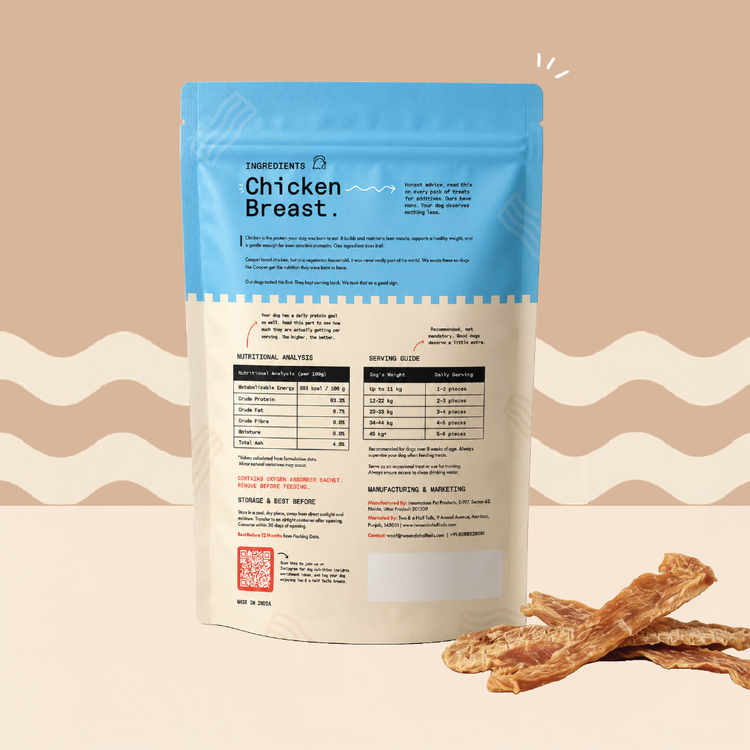 Cooper's Chicken Jerky 70g (Grain-Free Dog Treats)