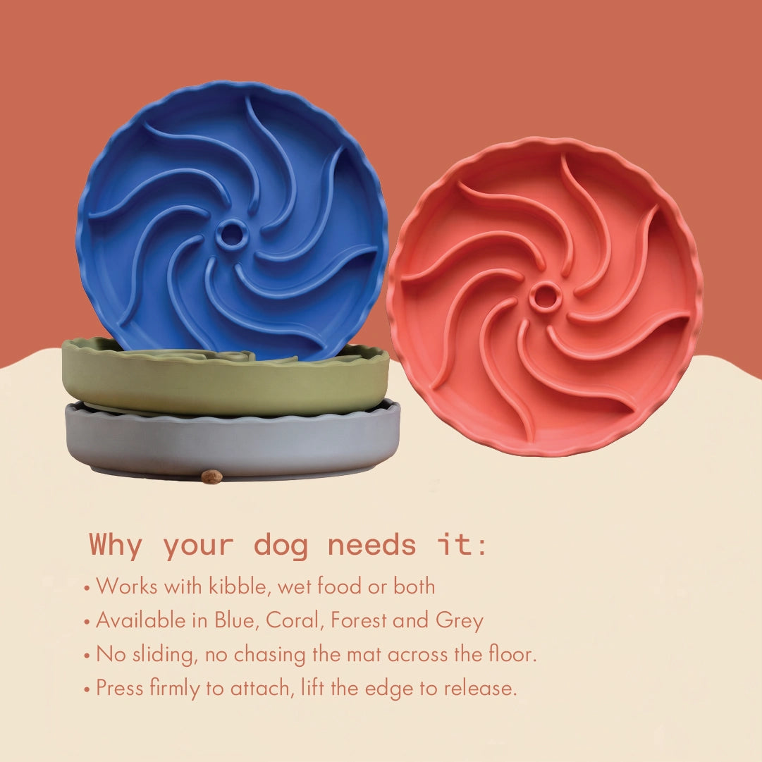 Twist & Treat spiral silicone slow feeder bowl for dogs, photo 6