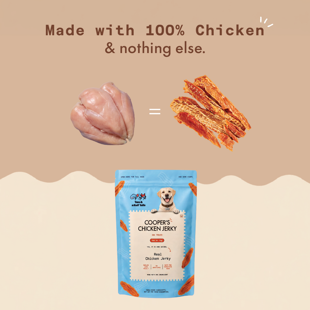 Cooper's Chicken Jerky 70g (Grain-Free Dog Treats)