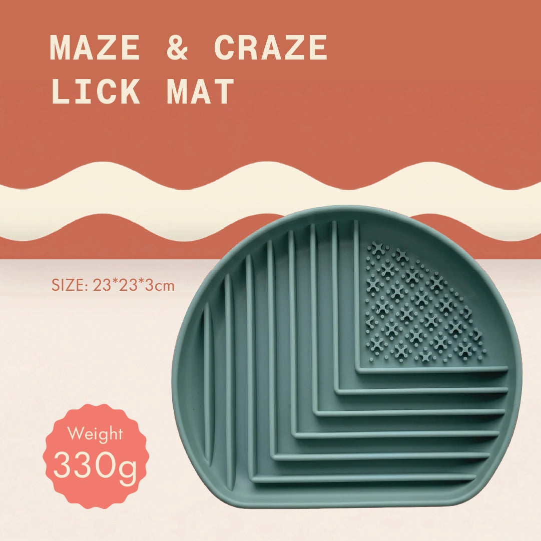 Maze & Craze Slow Feeder/Lick Mat