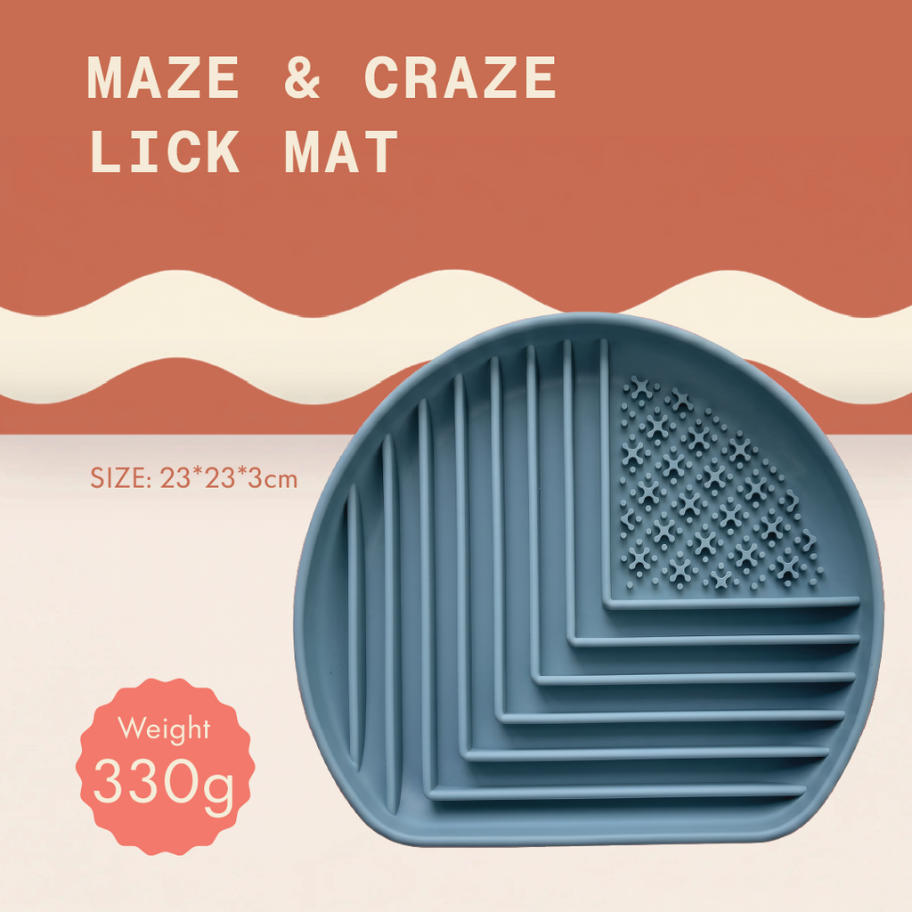 Maze & Craze Slow Feeder/Lick Mat