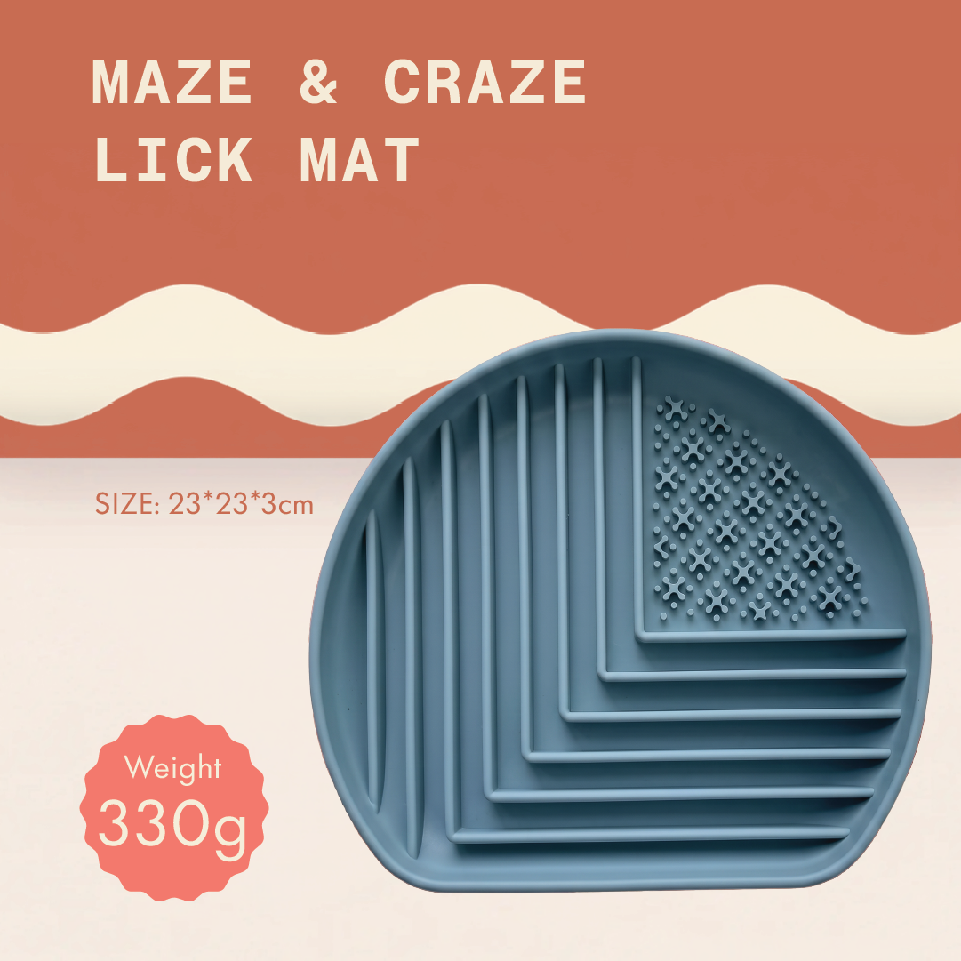 Maze & Craze Slow Feeder/Lick Mat